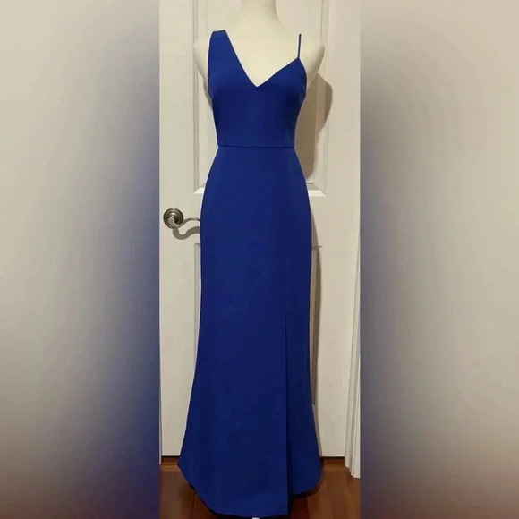 BCBG Maxazria Royal Blue Dress Size 6 - Picture 4 of 8
